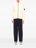 Stone Island ribbed zip-up cardigan