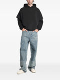 FOUND layered-effect hoodie